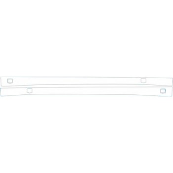 PAINT PROTECTION KIT - 2005 MERCEDES-BENZ S-CLASS S430 BASE ROCKERS KIT - PRECUT PPF CLEAR BRA WRAP