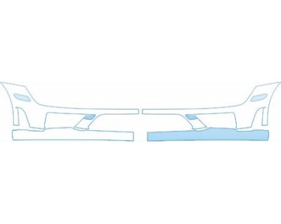 PAINT PROTECTION KIT - 2008 MERCEDES-BENZ S 63 AMG BASE LOWER BUMPER KIT - PRECUT PPF CLEAR BRA WRAP