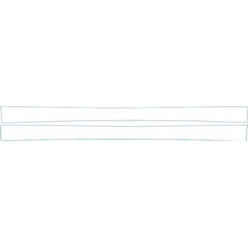PAINT PROTECTION KIT - 2009 MERCEDES-BENZ S 600 SPORT ROCKERS KIT - PRECUT PPF CLEAR BRA WRAP