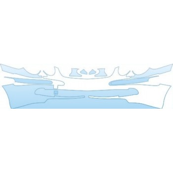 PAINT PROTECTION KIT - 2006 MERCEDES-BENZ SL 500 BASE BUMPER KIT - PRECUT PPF CLEAR BRA WRAP