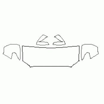PAINT PROTECTION KIT - 2020 TOYOTA TACOMA  HOOD FENDERS MIRRORS (24 INCH) - PRECUT PPF CLEAR BRA WRAP