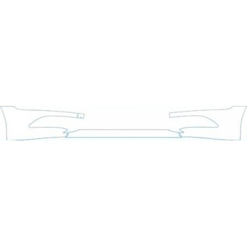 PAINT PROTECTION KIT - 2008 MERCEDES-BENZ SL 55 AMG LOWER BUMPER KIT - PRECUT PPF CLEAR BRA WRAP