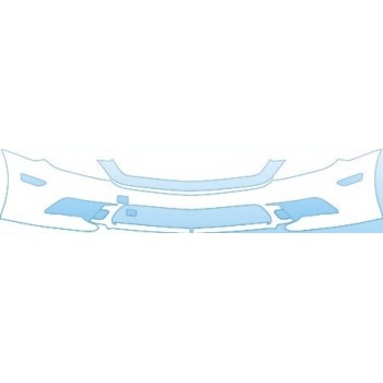 PAINT PROTECTION KIT - 2011 MERCEDES-BENZ SL 550 BUMPER KIT - PRECUT PPF CLEAR BRA WRAP