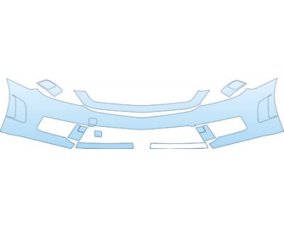 PAINT PROTECTION KIT - 2009 MERCEDES-BENZ SL 63 AMG BUMPER KIT - PRECUT PPF CLEAR BRA WRAP