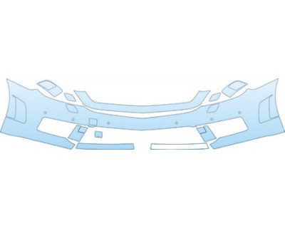 2009 MERCEDES-BENZ SL 65 AMG  Bumper With Sensors And Washers Kit