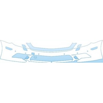 PAINT PROTECTION KIT - 2011 MERCEDES-BENZ SL 600 BUMPER WITH SENSORS AND WASHERS KIT - PRECUT PPF CLEAR BRA WRAP
