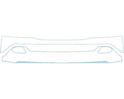 PAINT PROTECTION KIT - 2005 MERCEDES-BENZ ML-CLASS ML320 BASE BUMPER KIT - PRECUT PPF CLEAR BRA WRAP