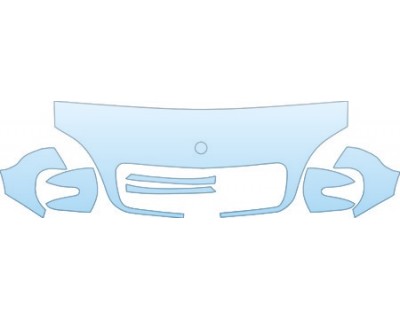 2005 MERCEDES-BENZ ML-CLASS ML55 AMG  Hood Fender Mirror Kit - PRECUT PPF CLEAR BRA WRAP