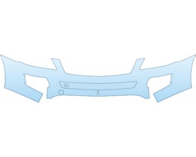 PAINT PROTECTION KIT - 2008 MERCEDES-BENZ ML 320 BASE BUMPER KIT - PRECUT PPF CLEAR BRA WRAP