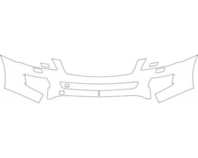 2007 MERCEDES-BENZ ML 500 BASE Bumper With Washers Kit