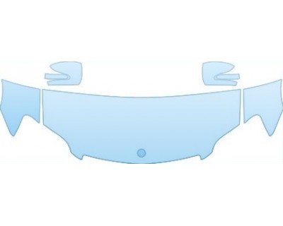 2008 MERCEDES-BENZ ML 320 BASE Hood Fender Mirror Kit - PRECUT PPF CLEAR BRA WRAP