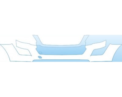 PAINT PROTECTION KIT - 2010 MERCEDES-BENZ ML 350 BASE BUMPER KIT - PRECUT PPF CLEAR BRA WRAP