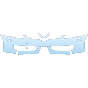 PAINT PROTECTION KIT - 2010 MERCEDES-BENZ SLK 350 ROADSTER BUMPER KIT - PRECUT PPF CLEAR BRA WRAP