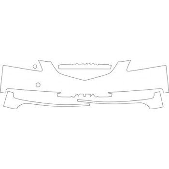 2005 ACURA TL AERO PACKAGE  SHORT BUMPER WITH AIR DAM (Less Coverage)