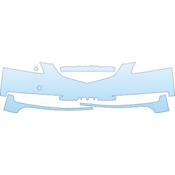 2005 ACURA TL AERO PACKAGE  SHORT BUMPER WITH AIR DAM (Less Coverage)