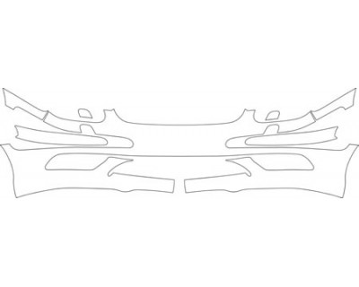 2003 MERCEDES-BENZ SLK-CLASS SLK32 AMG  SPORT & AMG BUMPER WITH WASHERS