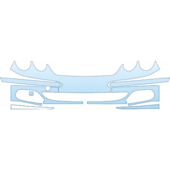 PAINT PROTECTION KIT - 2006 MERCEDES-BENZ CL-CLASS BASE BUMPER KIT - PRECUT PPF CLEAR BRA WRAP