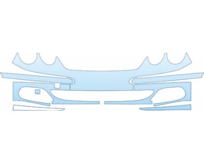 PAINT PROTECTION KIT - 2006 MERCEDES-BENZ CL-CLASS BASE BUMPER KIT - PRECUT PPF CLEAR BRA WRAP