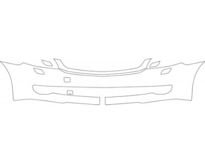 2008 MERCEDES-BENZ CL 600 BASE Bumper With Washers Kit