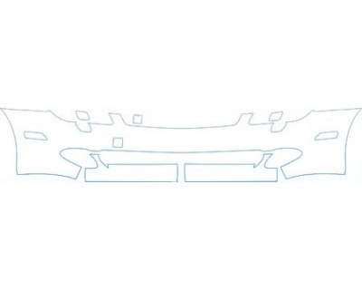 PAINT PROTECTION KIT - 2007 MERCEDES-BENZ CLS 550 BASE BUMPER KIT - PRECUT PPF CLEAR BRA WRAP