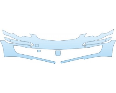 PAINT PROTECTION KIT - 2007 MERCEDES-BENZ R 320 CDI BUMPER KIT - PRECUT PPF CLEAR BRA WRAP