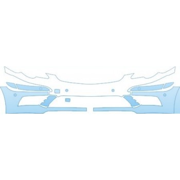 PAINT PROTECTION KIT - 2008 MERCEDES-BENZ R 350 AMG BUMPER KIT - PRECUT PPF CLEAR BRA WRAP