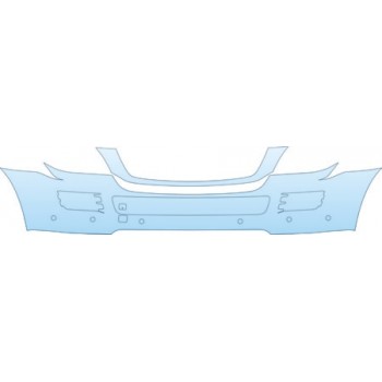 PAINT PROTECTION KIT - 2006 MERCEDES-BENZ GL 450 BUMPER (SENSORS) KIT - PRECUT PPF CLEAR BRA WRAP