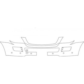 2008 MERCEDES-BENZ GL 320 Bumper (sensors Plate Cut Out) Kit