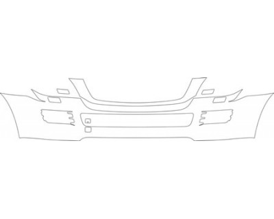 2008 MERCEDES-BENZ GL 450 Bumper With Washers Kit
