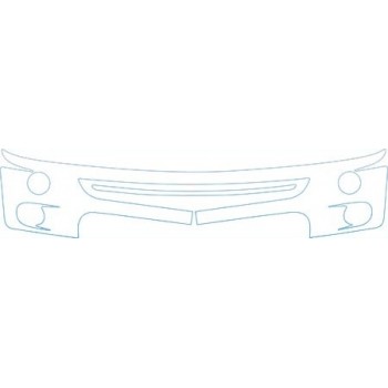 PAINT PROTECTION KIT - 2004 MINI COOPER S HARDTOP BUMPER KIT - PRECUT PPF CLEAR BRA WRAP