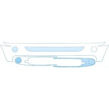 PAINT PROTECTION KIT - 2007 MINI COOPER CONVERTIBLE BASE BUMPER KIT - PRECUT PPF CLEAR BRA WRAP