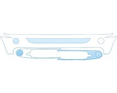 PAINT PROTECTION KIT - 2007 MINI COOPER CONVERTIBLE BASE BUMPER KIT - PRECUT PPF CLEAR BRA WRAP