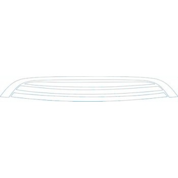 PAINT PROTECTION KIT - 2006 MINI COOPER HARD TOP GRILLE KIT - PRECUT PPF CLEAR BRA WRAP
