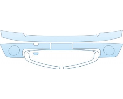 PAINT PROTECTION KIT - 2009 MINI COOPER CLUBMAN BASE BUMPER KIT - PRECUT PPF CLEAR BRA WRAP