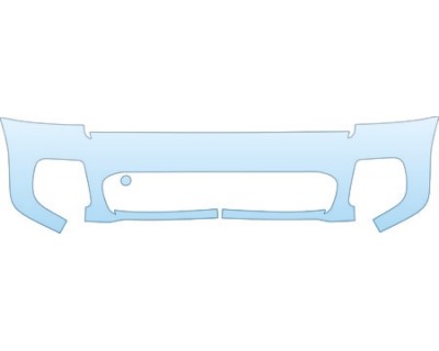 PAINT PROTECTION KIT - 2007 MINI COOPER S HARDTOP BUMPER FOR AERO PACKAGE KIT - PRECUT PPF CLEAR BRA WRAP