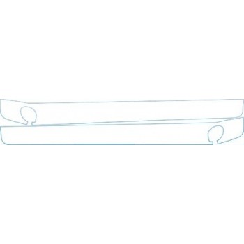 PAINT PROTECTION KIT - 2009 MINI COOPER S HARDTOP ROCKERS FOR AERO PACKAGE KIT - PRECUT PPF CLEAR BRA WRAP