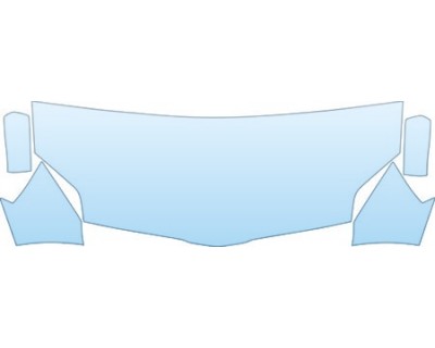 2004 MITSUBISHI GALANT BASE MODEL  Hood Fender Mirror Kit - PRECUT PPF CLEAR BRA WRAP