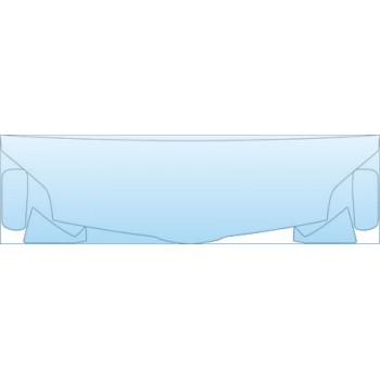 2007 MITSUBISHI GALANT RALLIART  Hood Fender Mirror(18 Inch) Kit - PRECUT PPF CLEAR BRA WRAP