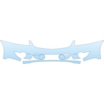 PAINT PROTECTION KIT - 2008 MITSUBISHI GALANT BASE BUMPER KIT - PRECUT PPF CLEAR BRA WRAP