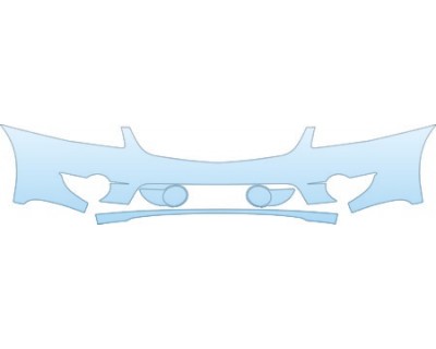 PAINT PROTECTION KIT - 2008 MITSUBISHI GALANT BASE BUMPER KIT - PRECUT PPF CLEAR BRA WRAP