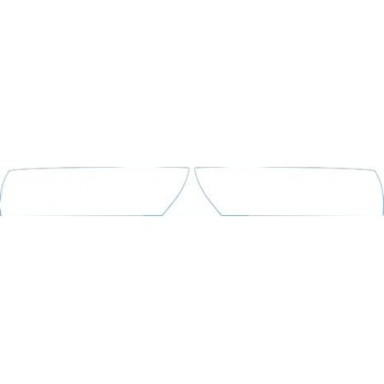 PAINT PROTECTION KIT - 2005 MITSUBISHI OUTLANDER RALLIART GRILLE KIT - PRECUT PPF CLEAR BRA WRAP