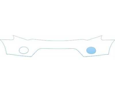 PAINT PROTECTION KIT - 2008 MITSUBISHI OUTLANDER XLS BUMPER KIT - PRECUT PPF CLEAR BRA WRAP