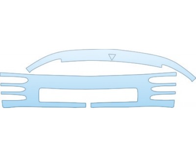 PAINT PROTECTION KIT - 2000 MITSUBISHI ECLIPSE BUMPER KIT - PRECUT PPF CLEAR BRA WRAP