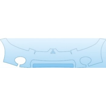 PAINT PROTECTION KIT - 2007 MITSUBISHI ECLIPSE SPYDER GT BUMPER KIT - PRECUT PPF CLEAR BRA WRAP
