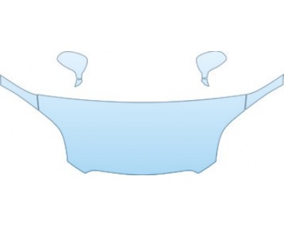 2009 MITSUBISHI ECLIPSE SPYDER GS  Hood Fender Mirror Kit - PRECUT PPF CLEAR BRA WRAP