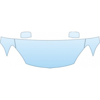 2006 MITSUBISHI LANCER RALLIART  Hood Fender Mirror Kit - PRECUT PPF CLEAR BRA WRAP