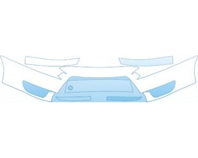 PAINT PROTECTION KIT - 2009 MITSUBISHI LANCER RALLIART BUMPER(RALLIART) KIT - PRECUT PPF CLEAR BRA WRAP