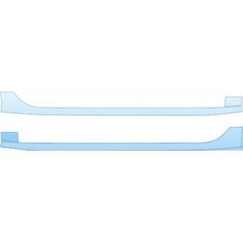 PAINT PROTECTION KIT - 2008 MITSUBISHI LANCER ES ROCKERS KIT - PRECUT PPF CLEAR BRA WRAP