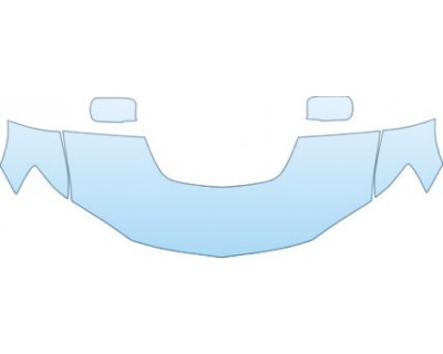 2006 MITSUBISHI LANCER EVOLUTION RALLIART  Hood Fender Mirrors Kit - PRECUT PPF CLEAR BRA WRAP
