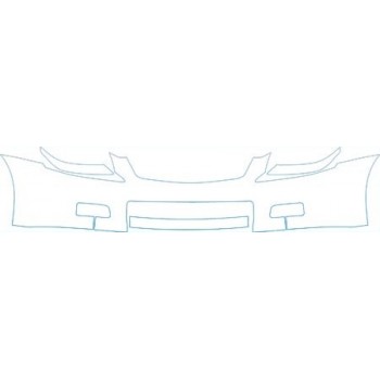 PAINT PROTECTION KIT - 2006 NISSAN ALTIMA SE-R SE-R BUMPER KIT - PRECUT PPF CLEAR BRA WRAP